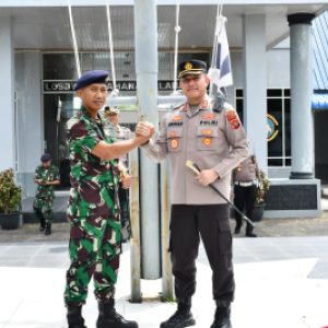 Jalin Silaturahmi, Danlanal Sabang Sambut Kunjungan Kapolres Sabang dengan Penuh Keakraban