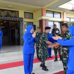 Lanal Palembang Terima Kunjungan Kerja Komandan Lantamal III Jakarta