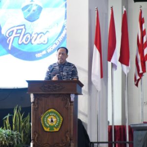 Pushidrosal Gelar Diskusi Ilmiah Progress Ekspedisi Jala Citra 3-2023 “FLORES” di Kupang 