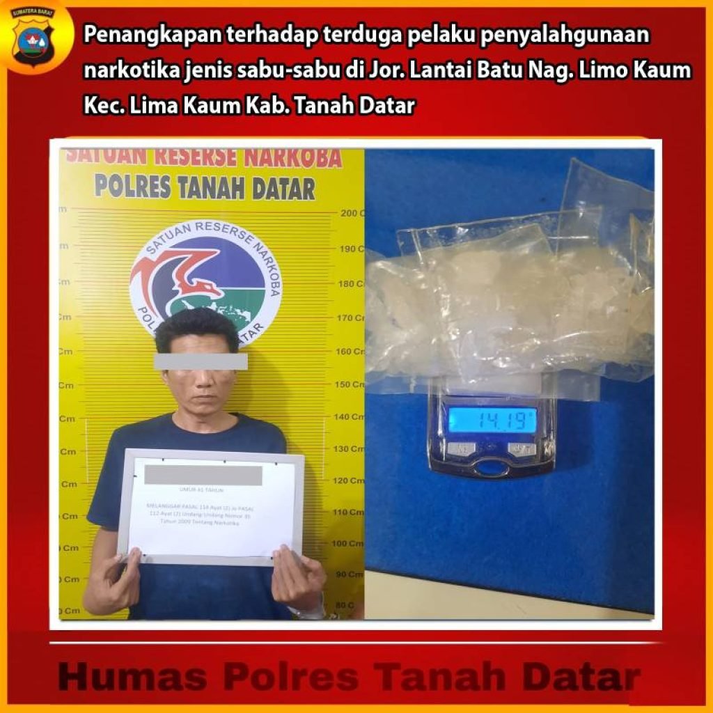 Nekat Edarkan Sabu, FL di Cokok Petugas