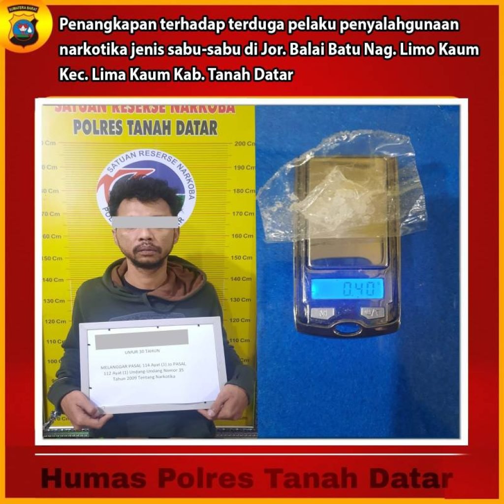 Tim Tarantula Kembali Amankan Pelaku Narkoba di Lima Kaum