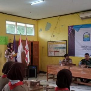 Polisi RW Polres Bogor Polsek Gunung Sindur Ipda Dewantoro Kanit Panit Samapta Polsek Gunung Sindur Adakan Polisi Mengajar