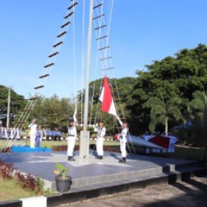 Maknai Hari Lahir Pancasila, Lanal Sabang Laksanakan Upacara Bendera
