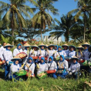 Ikuti Panen Raya Jagung, Danlanal Bengkulu Himbau Manfaatkan Lahan Terlantar