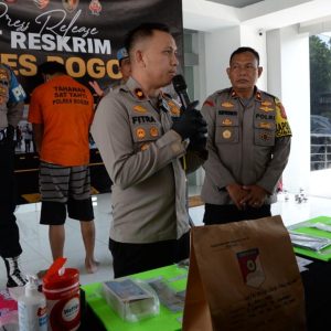 Pihak Kepolisian Polsek CRS Polres Bogor, Ungkap Pelaku Penadah Kendaraan Hasil Curian
