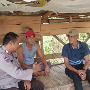 Lakukan Mapping Wilayah Terkait TPPO Bhabinkamtibmas Beri Himbauan Masyarakat di Wilayahnya