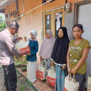 Bhakti Sosial di Gelar Polsek Tenjo Dalam Rangka Hari Bhayangkara Ke – 77 Tahun 2023