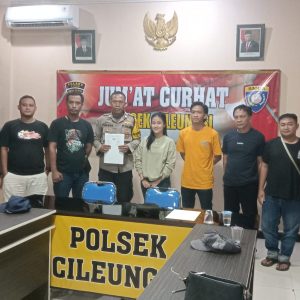 Polsek Cileungsi Tindak Lanjutin Terkait Saling Lapor Ribut di Warung Angkringan Berakhir Damai