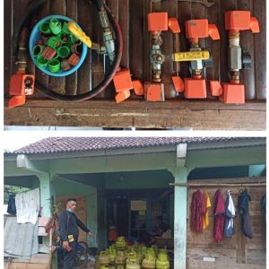 Polsek Cileungsi Polres Bogor Ungkap Pelaku Pengoplosan Gas Bersubsidi
