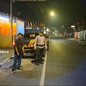 Piket Samapta Polsek Ciampea Polres Bogor Melaksanakan Patroli Antisipasi Geng Motor