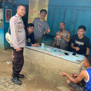 Giat Kemitraan Personil Polsek Nanggung Kepada Warga Masyarakat Mewujudkan Kamtibmas Aman Kondusif di Wilayah Nanggung Kabupaten Bogor Terjaga