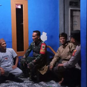 Sinergitas TNI – Polri Menciptakan Keamanan Serta Sekaligus Pencegahan Dari Adanya Kejahatan Tindak Kirminalitas di Wilayah Binaan