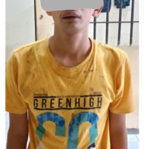 Polsek Citereup Polres Bogor Amankan Seorang Pelaku Curanmor Yang Tertangkap Warga