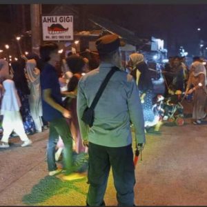 Menyambut Tahun Baru Islam 1445 H Personil Polsek Ciampea Lakukan Monitoring Dan Pengamanan