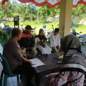 Bhabinkamtibmas Polsek Tamansari Laksanakan Problem Solving Permasalahan Warga