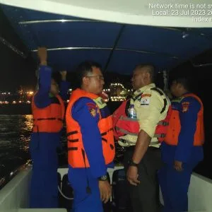 Tim Patroli Laut Malam Sat Polair Polres Kepulauan Seribu Mengamankan Pulau Ayer di Kepulauan Seribu Selatan