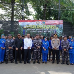 Kunjungan Kerja Dalam Rangka Program Ketahanan Pangan Kegiatan Pembukaan Pelatihan TA. 2023 di Wikayah Kerja Lanal Lhokseumawe