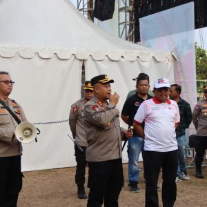 Kapolres Kepulauan Seribu Pimpin Pengamanan Festival Reggae 2023 di Pulau Pramuka