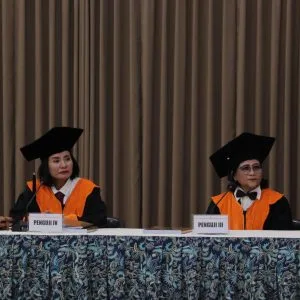 Komandan Lanal Bandung Sebagai Tim Penguji IV Pada Ujian Terbuka Program Doktor Pariwisata Trisakti TA 2022-2023