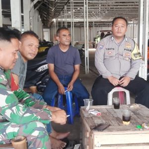 Sinergitas (TNI-POLRI) Wilayah Hukum Polsek Parungpanjang Polres Bogor Melaksanakan Giat Silaturahmi Kamtibmas