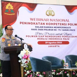 As SDM Ingatkan Pentingnya Peran Polwan Dalam Mengawal Pemilu Damai 2024