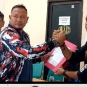 Pengukuhan LSM Barak Indonesia Marcab Kecamatan Gunung sindur oleh Mada Barak Indonesia Bogor Raya 