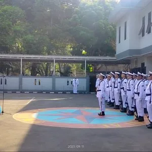 TNI AL Lanal Bandung Gelar Upacara Peringatan HUT Ke-78 TNI AL Tahun 2023