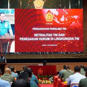 Jelang Pemilu 2024, Netralitas TNI Tidak Ada Tawar Menawar 