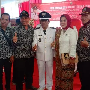 Empat Kepala Desa Terpilih di Kecamatan Katibung Resmi DiLantik Bupati Lamsel