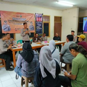 Menjalin Talisilatuhrahmi Kapolsek Pancoran Melaksanakan  Giat Dialog Serta Rembug Kamtibmas 