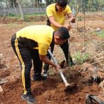 Dalam Rangka Menyambut Hut Humas Ke 72 TH Humas Polres Bogor Melaksanakan Giat Penghijauan Penanaman Pohon Diwilayah Hukum Polres Bogor Kabupaten Bogor
