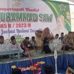 Gelar Peringati Maulid Nabi Muhamad SAW 1445 H – 2023 M, Majelis Ta’lim Jam’iatul Muslimat Dusun Way Apus