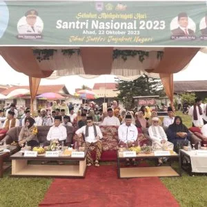 Pj. Wali Kota Payakumbuh di dapuk sebagai Pembina Upacara pada peringatan Hari Santri Nasional tahun 2023