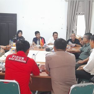 Dalam Rangka Pembersihan alat Peraga Kampanye Bawaslu adakan rapat koordinasi