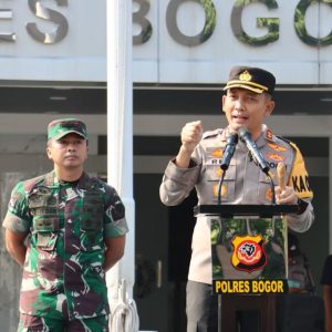 Apel Besar Gabungan TNI Polri Dalam Menjaga Situasi Kamtibmas Wilayah Kabupaten Bogor