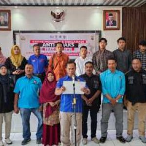 Ciptakan Pemilu Aman, Polres Tanah Datar Deklarasi Anti Hoaks