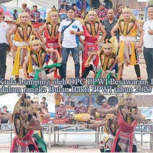 Hari Ketiga Festival Kuda Lumping, PPWI Pesawaran Tampilkan Dua Grup Kesenian Kuda Lumping