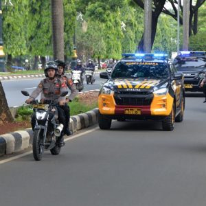 Polres Bogor Jaga Kondusifitas Pemilu 2024 Melalui Kegiatan Patroli Tiga Pilar