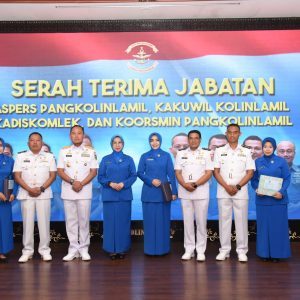Panglima Kolinlamil Pimpin Acara Serah Terima Jabatan di Lingkungan Kolinlamil 