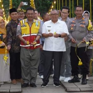 Bupati Sukabumi Resmikan Jembatan Lalay Desa Sirna Jaya kecamatan Warungkiara