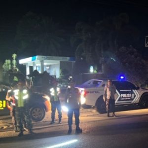Menjaga Keamanan dan Ketertiban Polres Dharmasraya Gelar Patroli Gabungan  Dengan  Melibatkan 3 Pilar