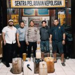 Jajaran Polres Dharmasraya kembali Berhasil Sita 185 Liter Minuman Tradisional Tuak pada Operasi Pekat Singgalang 2023