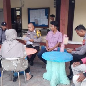 Polsek Sungai Rumbai Sukses Selesaikan secara Damai kecelakan Sepeda motor secara Restoratif Justice