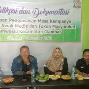 Persiapan Pengawasan Masa Kampanye Bersama Media dan Tokoh Masyarakat
