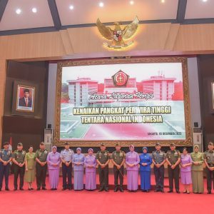 Pangkolinlamil Melaksanakan Pelaporan Kenaikan Pangkat Pati kepada Panglima TNI 