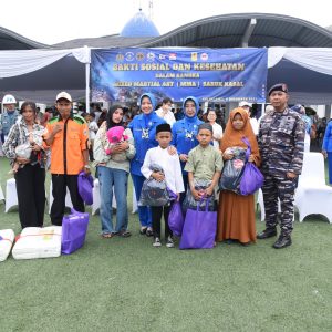 Bentuk Kepedulian Ketua Umum Jalasenastri Adakan Bakti Sosial dan Kesehatan di Kolinlamil 