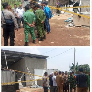 Polsek Cileungsi Lakukan Penyelidikan Terkait Pengecekan Tempat Tinggal Diduga Sebagai Tempat Pemotongan Hewan (RPH) Babi Ilegal