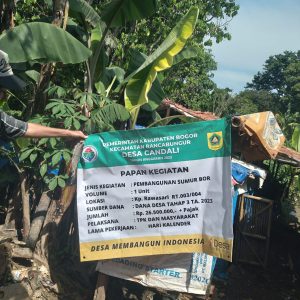 Pembuatan Sumur Bor Diduga Dimark up Oleh Kepala Desa