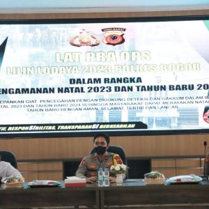 Giat Lat Pra Ops Polres Bogor Bersama Jajaran