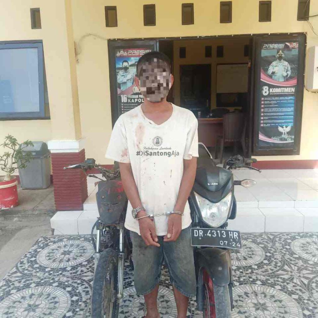 Tidak Butuh Waktu Lama, Tiem Puma Polres Lombok Utara Tangkap Terduga Pelaku Pencuri Biji Mente